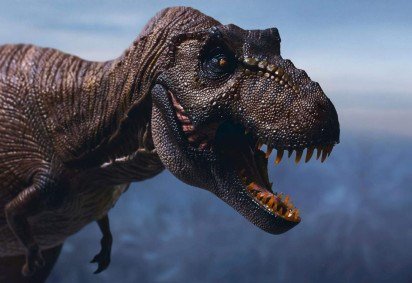 O T. rex viveu na América do Norte há cerca de 68 milhões de anos -  (crédito: Roger Harris/SPL via Getty Images) -O T. rex viveu na América do Norte há cerca de 68 milhões de anos -  (crédito: Roger Harris/SPL via Getty Images)