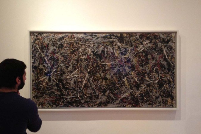 Alquimia, de Jackson Pollock: os cientistas transformaram imagens em conjuntos de dados e examinaram a organização espacial das formas e das cores nas pinturas - (crédito: Detlef Schobert/Divulgação ) Alquimia, de Jackson Pollock: os cientistas transformaram imagens em conjuntos de dados e examinaram a organização espacial das formas e das cores nas pinturas - (crédito: Detlef Schobert/Divulgação )