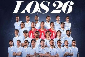 Convocados do Uruguai para a Copa do Mundo -  (crédito: Divulgação/AUF)