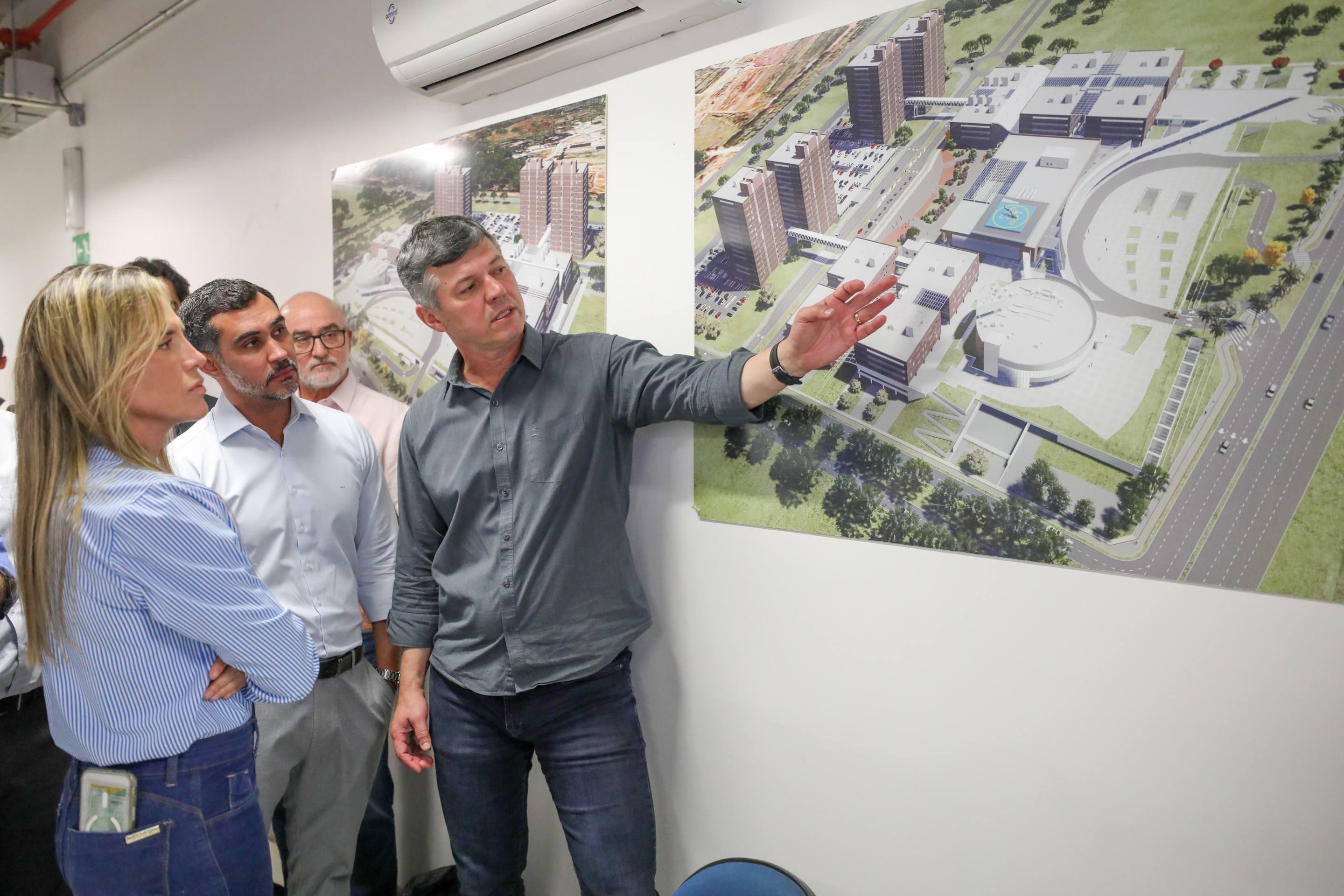Celina visitou o Centrad junto ao secret&aacute;rio de Obras e determinou a ocupa&ccedil;&atilde;o do espa&ccedil;o com secretarias do GDF