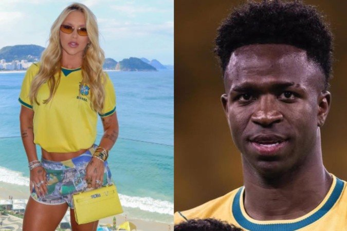 Vini Jr. compra briga de Virginia e confronta torcida após ex ser vaiada em jogo - (crédito: Instagram) Vini Jr. compra briga de Virginia e confronta torcida após ex ser vaiada em jogo - (crédito: Instagram)