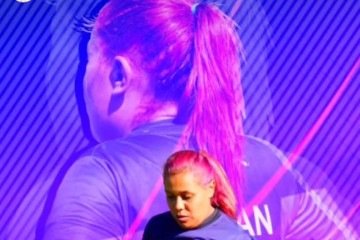 Francieli é jogadora amadora e ama o esporte  -  (crédito: Arquivo pessoal )
