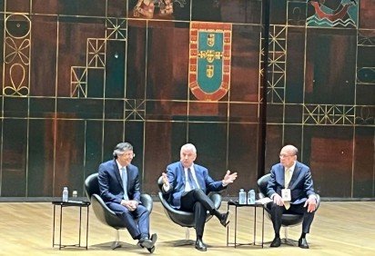 André Esteves, Friedman e Gilmar Mendes: jornalista traçou um futuro sombrio para a humanidade -  (crédito: Ana Maria Campos/CB/D.A Press) -André Esteves, Friedman e Gilmar Mendes: jornalista traçou um futuro sombrio para a humanidade -  (crédito: Ana Maria Campos/CB/D.A Press)