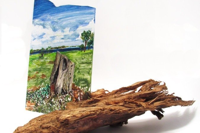 inventÃ¡rio vegetal, Ã³leo sobre acrÃ­lico e madeira, 2024 Clarice GonÃ§alves na expoisÃ§Ã£o Abrindo traineis â?? Pintura e objetos 
VisitaÃ§Ã£o de segunda a sexta, das 10h Ã s 19h, e sÃ¡bados, das 10h Ã s 14h, na ReferÃªncia Galeria de Arte (CLN 202, Bloco B Loja 11).
