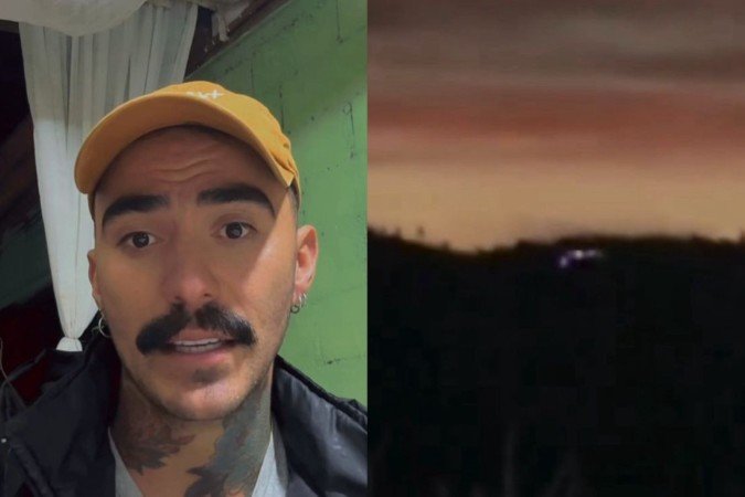 Influenciador do Paraná viraliza com relato de suposto OVNI