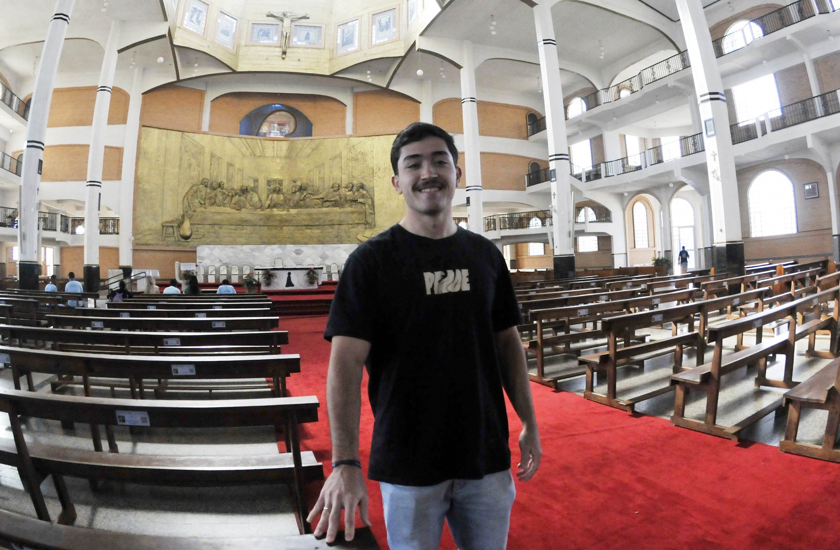 Elizeu Levi encontrou acolhimento no Santu&aacute;rio Menino Jesus