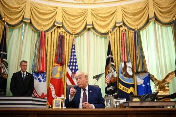 Câmara dos Representantes dos EUA aprovou resolução que limita os poderes bélicos de Trump -  (crédito:  AFP)