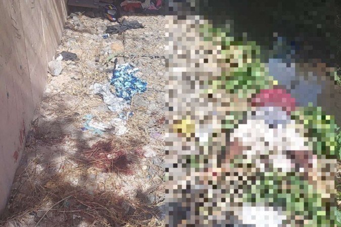 Corpo da vítima exibia ferimentos causados por arma branca - (crédito: Material cedido ao Correio ) Corpo da vítima exibia ferimentos causados por arma branca - (crédito: Material cedido ao Correio )