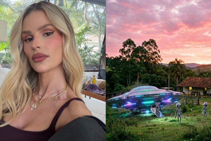 Yasmin Brunet faz relato impactante sobre OVNIs e ETs: 'Já vi 3' - (crédito: Instagram/Internet) Yasmin Brunet faz relato impactante sobre OVNIs e ETs: 'Já vi 3' - (crédito: Instagram/Internet)