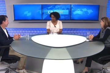 Igor Morbeck, oncologista da Oncocl&iacute;nicas, fala ao CB.Sa&uacute;de sobre novo medicamento contra o c&acirc;ncer de p&acirc;ncreas. Na bancada, as jornalistas Carmen Souza (C) e Sibele Negromonte -  (crédito: Correio Braziliense)
