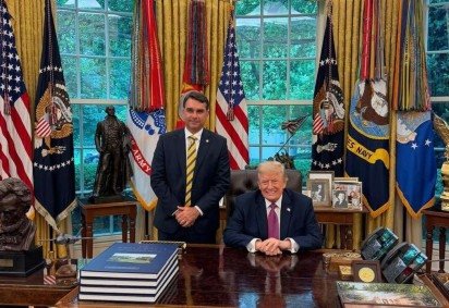 O presidente dos Estados Unidos, Donald Trump, e o presidente do Brasil, Luiz Inácio Lula da Silva, em encontro na Casa Branca, em Washington -  (crédito: Ricardo Stuckert/Divulgação) -O presidente dos Estados Unidos, Donald Trump, e o presidente do Brasil, Luiz Inácio Lula da Silva, em encontro na Casa Branca, em Washington -  (crédito: Ricardo Stuckert/Divulgação)