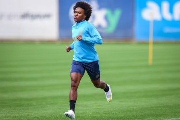 Futuro de Willian será definido durante a pausa da temporada -  (crédito: Foto: Lucas Uebel/Divulgação Grêmio)