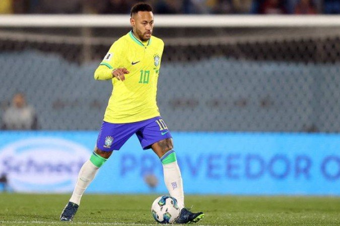 Neymar comentou a polêmica envolvendo Michael Olise e adotou um tom tranquilo ao reagir à declaração -  (crédito: Foto: Vitor Silva/CBF)