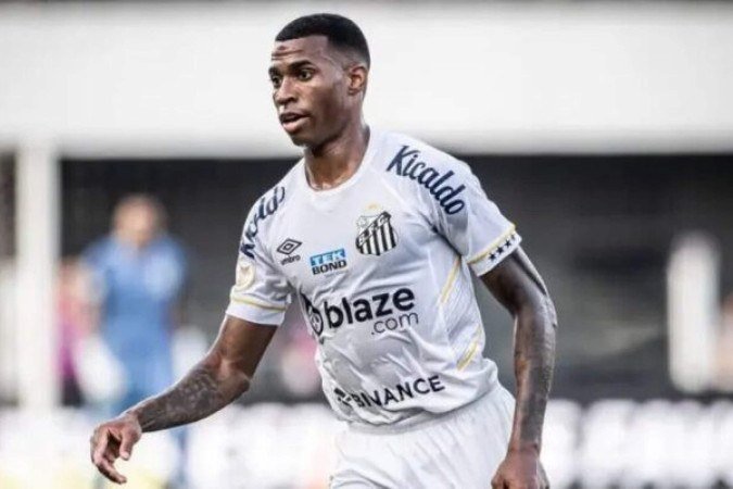 Jean Lucas retornou ao Santos em 2023 após deixar o Monaco -  (crédito: Foto: Ivan Storti/Santos FC)