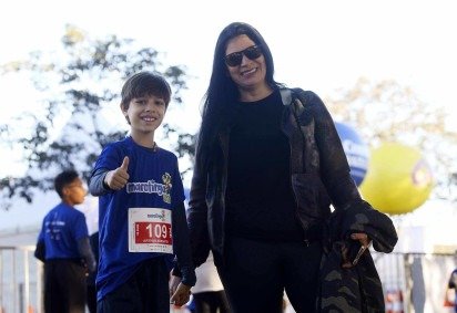 Corrida marotinga 2026 - Adriana Oliveira (49 anos  Mãe) Arthut Abrantes ( filho) -  (crédito: Matheus Oliveira/ ESP.CB/ DA PRESS) -Corrida marotinga 2026 - Adriana Oliveira (49 anos  Mãe) Arthut Abrantes ( filho) -  (crédito: Matheus Oliveira/ ESP.CB/ DA PRESS)