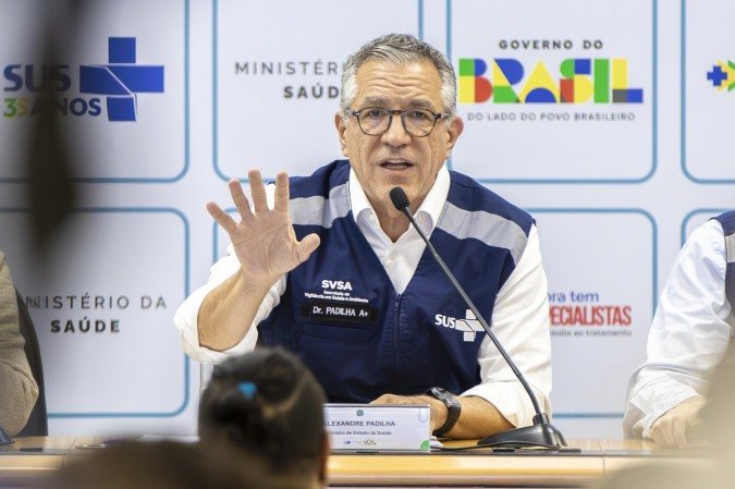 A decisão foi oficializada pelo ministro da Saúde, Alexandre Padilha - (crédito: João Risi / MS) A decisão foi oficializada pelo ministro da Saúde, Alexandre Padilha - (crédito: João Risi / MS)