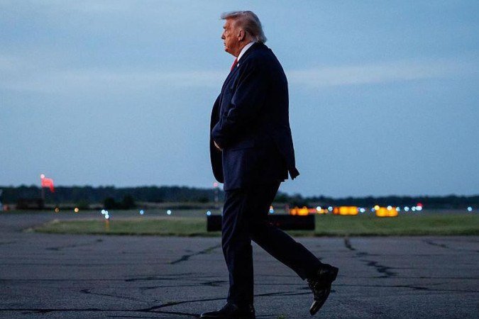 O presidente americano Donald Trump e o ex-líder húngaro Viktor Orbán, à direita - (crédito: Getty Images) O presidente americano Donald Trump e o ex-líder húngaro Viktor Orbán, à direita - (crédito: Getty Images)