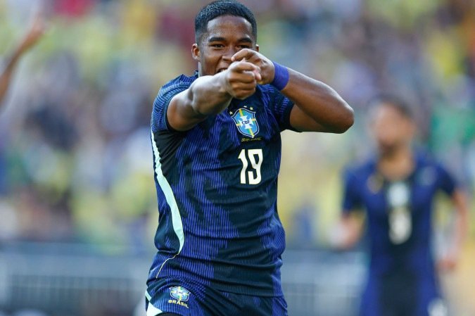Endrick é aposta certeira da Seleção para 2026 - (crédito: Rafael Ribeiro/CBF) Endrick é aposta certeira da Seleção para 2026 - (crédito: Rafael Ribeiro/CBF)