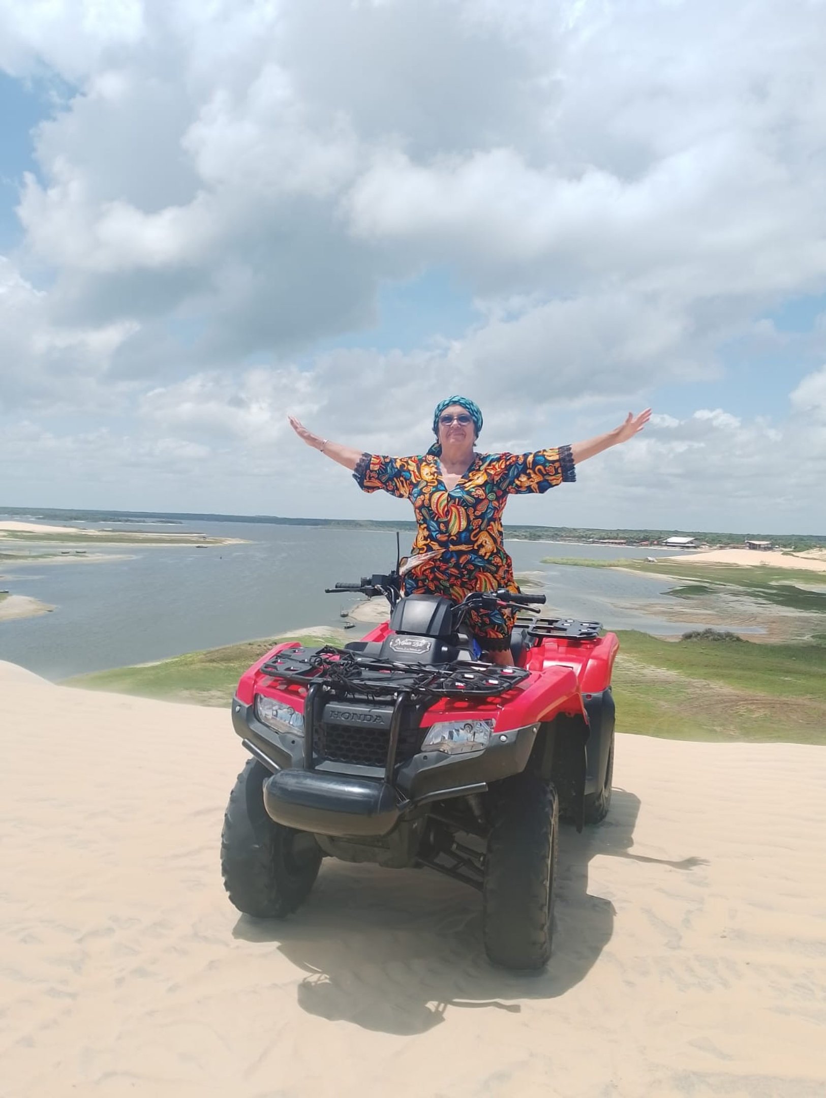 Maura Silva em viagem para Sergipe