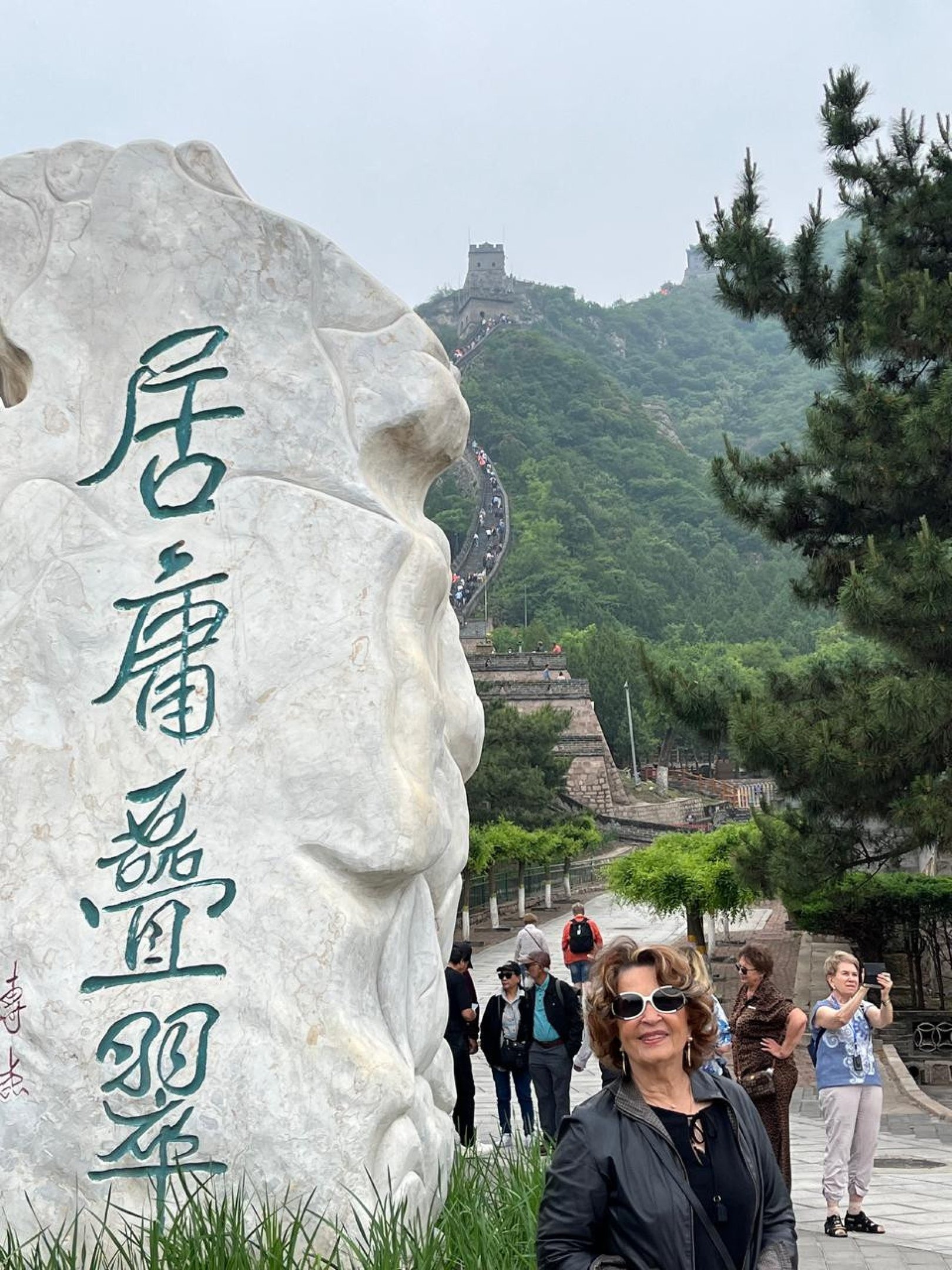 Registro de Marcleide Peixoto na Muralha da China
