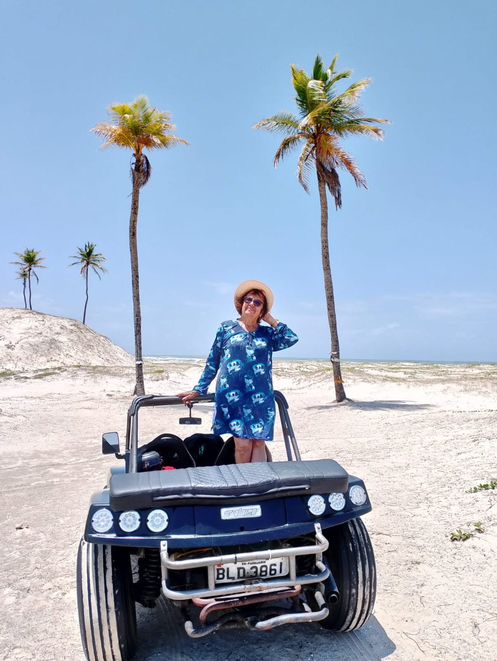 Maura Silva em viagem para Sergipe