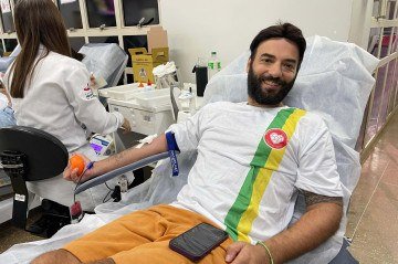 Thiago &eacute; doador h&aacute; mais de 15 anos -  (crédito: Davi Cruz/CB/D.A Press)