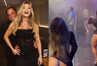 Poliana Rocha rasga o verbo ao ser questionada sobre dançarinas de Leonardo -  (crédito: Instagram) -Poliana Rocha rasga o verbo ao ser questionada sobre dançarinas de Leonardo -  (crédito: Instagram)