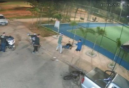 Vídeo mostra momento da briga e da execução  -  (crédito: Material cedido ao Correio) -Vídeo mostra momento da briga e da execução  -  (crédito: Material cedido ao Correio)