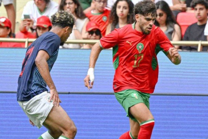 Ezzalzouli tem lesão confirmada e vai desfalcar Marrocos no início da Copa - (crédito: Foto: Divulgação/FRMF) Ezzalzouli tem lesão confirmada e vai desfalcar Marrocos no início da Copa - (crédito: Foto: Divulgação/FRMF)