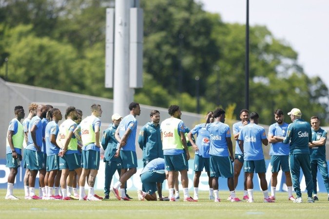 Na primeira fase, dois jogos do Brasil caem em dias úteis - (crédito: Rafael Ribeiro/CBF) Na primeira fase, dois jogos do Brasil caem em dias úteis - (crédito: Rafael Ribeiro/CBF)