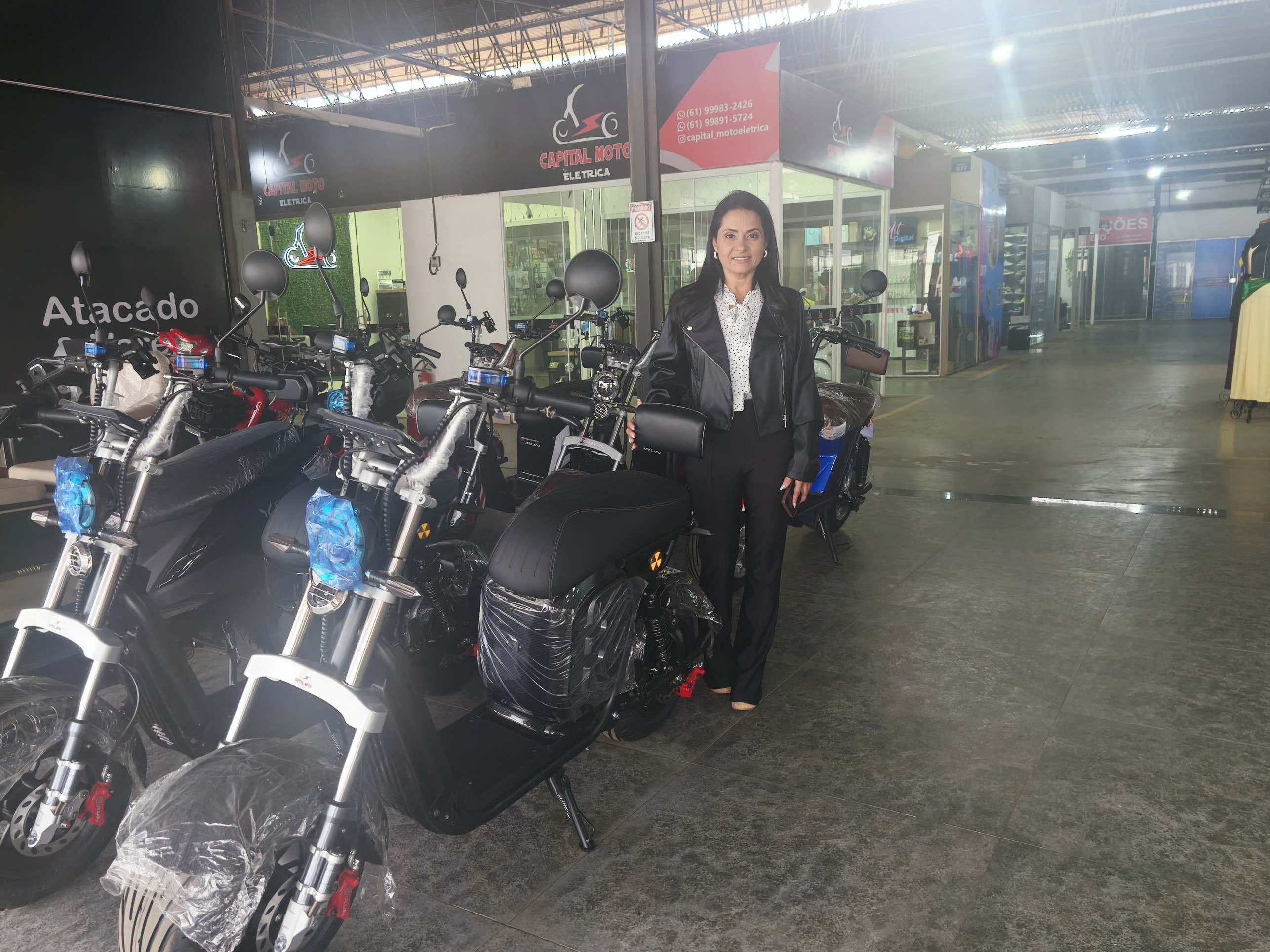  Al&eacute;m de vender os ve&iacute;culos, a Capital Moto El&eacute;trica tamb&eacute;m faz a manuten&ccedil;&atilde;o     