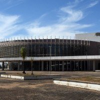 O espaço foi projetado para abrigar parte da estrutura administrativa do Distrito Federal -  (crédito:  Marcelo Ferreira/CB/D.A Press)
