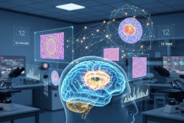 A intelig&ecirc;ncia artificial Hetairos acelera o diagn&oacute;stico de tumores cerebrais de dias para minutos, revolucionando a medicina. -  (crédito: Flow)