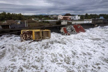 Acões humanas estão diretamente ligadas à frequência de inundações costeiras extremas em todo o mundo -  (crédito:  AFP)