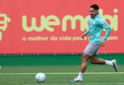 Vitor Roque não teve férias e foca na recuperação -  (crédito: Foto: Cesar Greco/Palmeiras) -Vitor Roque não teve férias e foca na recuperação -  (crédito: Foto: Cesar Greco/Palmeiras)