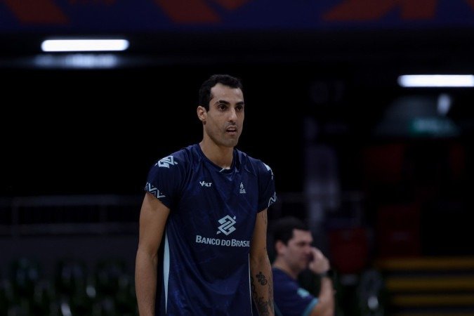 Destaque nos Jogos de Tóquio-2020, ponteiro recomeça trajetória na Seleção durante a competição em Brasília - (crédito: Patricy Albuquerque/Soho/CBV) Destaque nos Jogos de Tóquio-2020, ponteiro recomeça trajetória na Seleção durante a competição em Brasília - (crédito: Patricy Albuquerque/Soho/CBV)