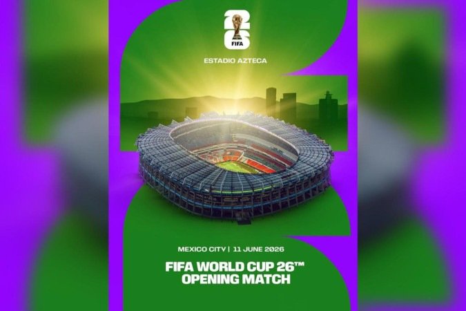 O Estádio Asteka, na Cidade do México cediará a abertura da Copa do Mundo 2026 - (crédito: Reproduçaõ/FIFA) O Estádio Asteka, na Cidade do México cediará a abertura da Copa do Mundo 2026 - (crédito: Reproduçaõ/FIFA)