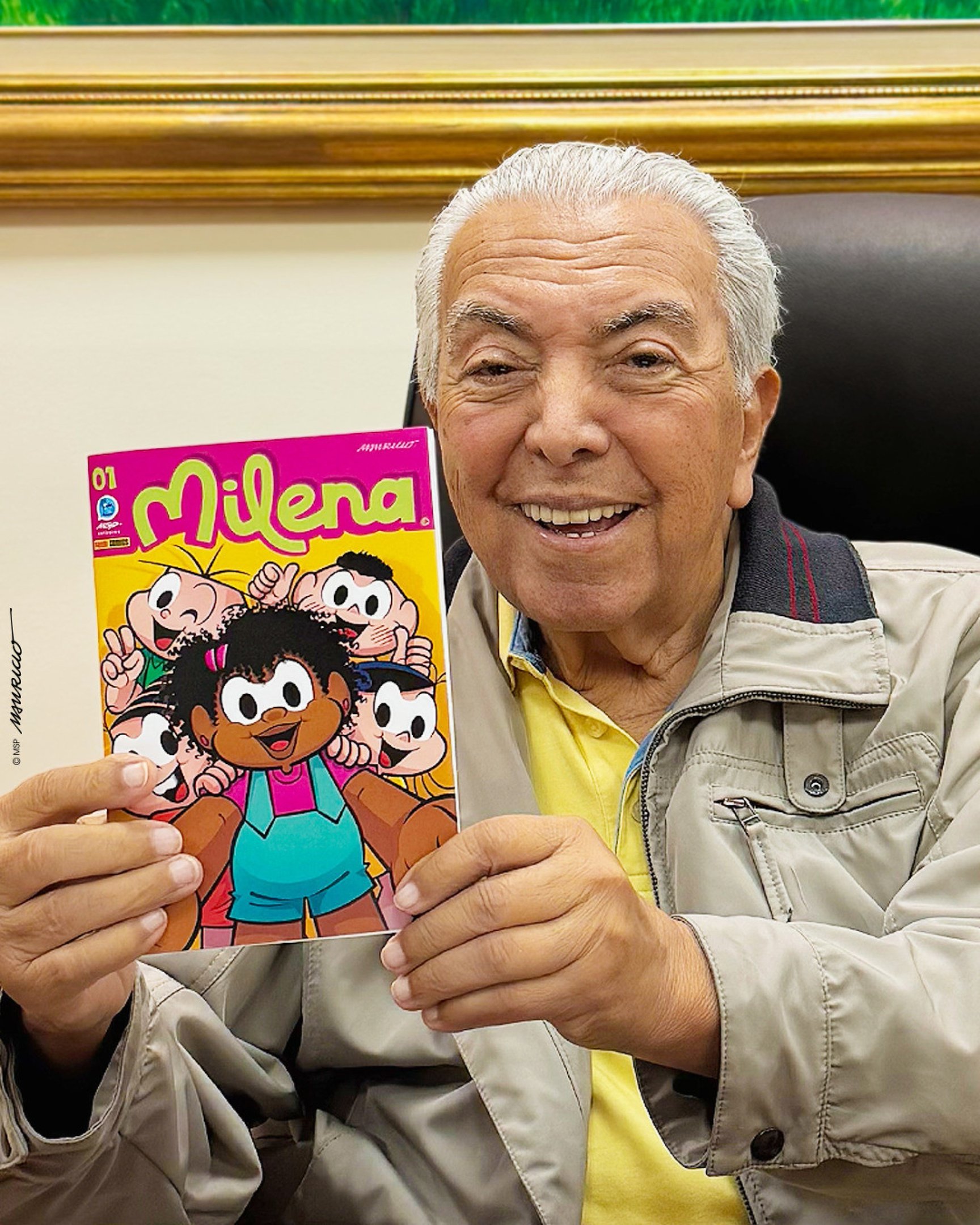 Milena é a primeira personagem negra da Turma da Mõnica e ter gibi próprio