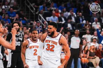 Knicks protagonizam a maior virada da história das finais da NBA - (crédito: Divulgação/NBA) Knicks protagonizam a maior virada da história das finais da NBA - (crédito: Divulgação/NBA)