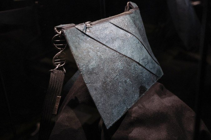 Esta fotografia mostra a primeira bolsa de Esta fotografia mostra a primeira bolsa de
