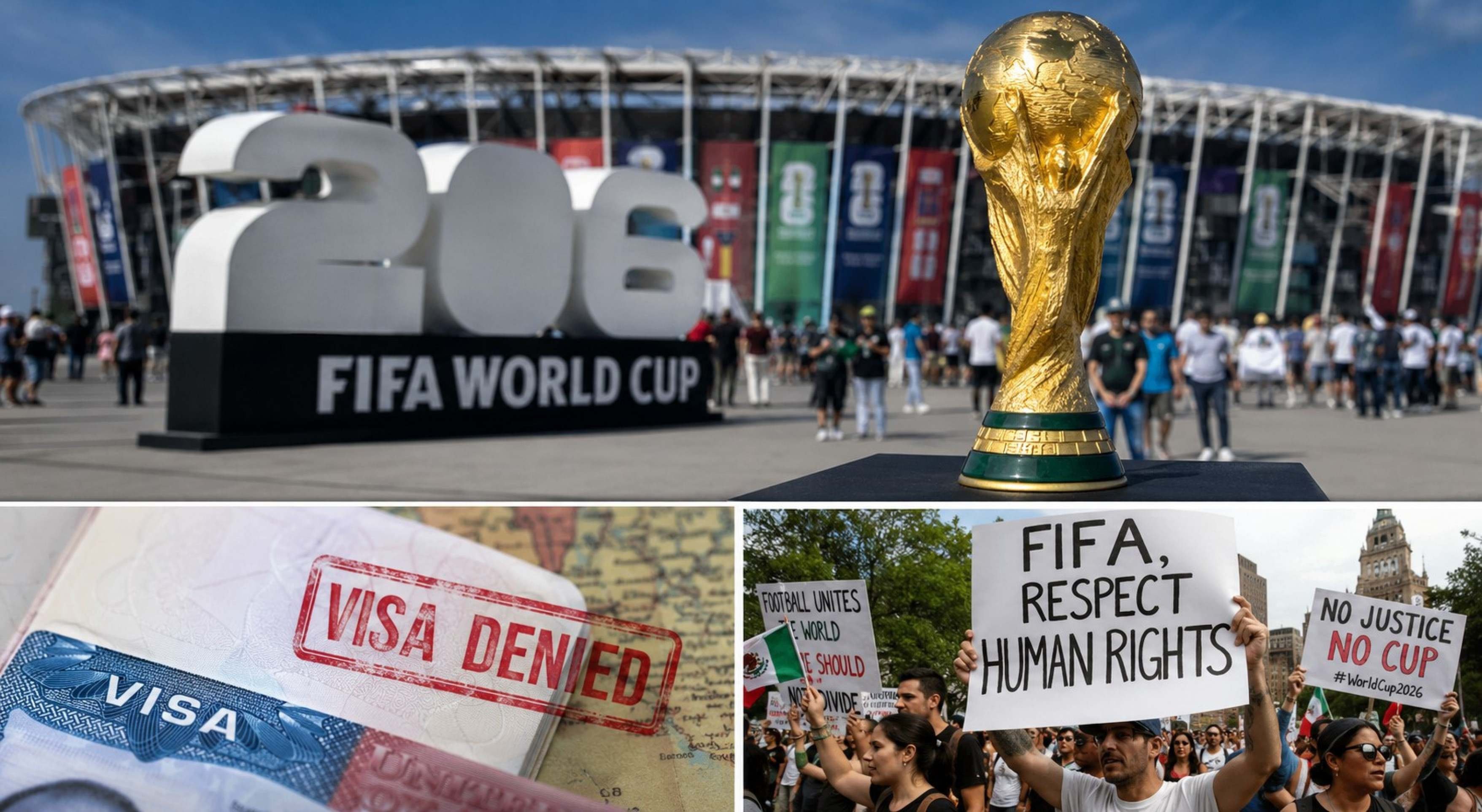 A bola ainda não rolou, mas a Copa do Mundo 2026 já acumula polêmicas em série