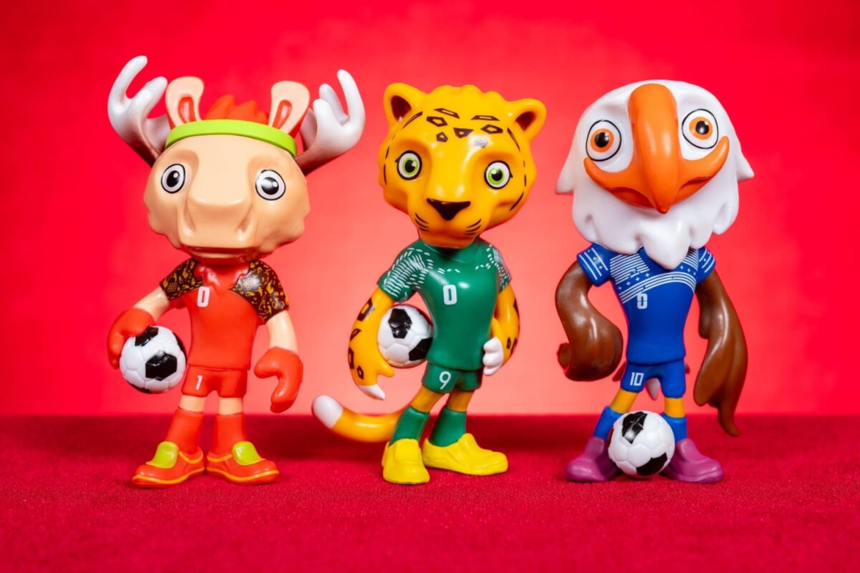 Mascotes da Copa do Mundo 2026: conheça os animais que representam as nações-sede 
