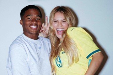 Endrick publica série de fotos com esposa e uma carta de amor  -  (crédito: Reprodução/Instagram/@Endrick)