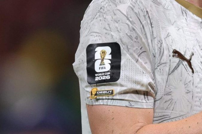 Detalhe no uniforme de jogadores estreantes na Copa do Mundo - (crédito: Foto: Molly Darlington/Getty Images) Detalhe no uniforme de jogadores estreantes na Copa do Mundo - (crédito: Foto: Molly Darlington/Getty Images)
