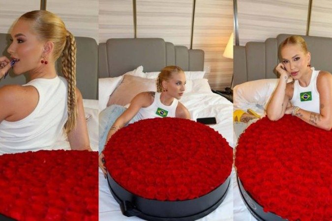 Virgínia exibe buquê de flores em dia dos namorados - (crédito: Foto: Reprodução/Instagram) Virgínia exibe buquê de flores em dia dos namorados - (crédito: Foto: Reprodução/Instagram)