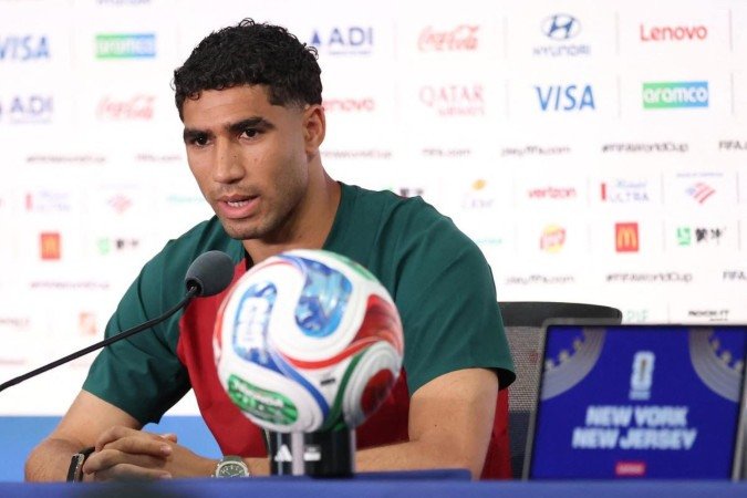 Achraf Hakimi é a principal aposta da seleção africana, que surpreendeu na última Copa -  (crédito: Darrian Traynor/AFP)