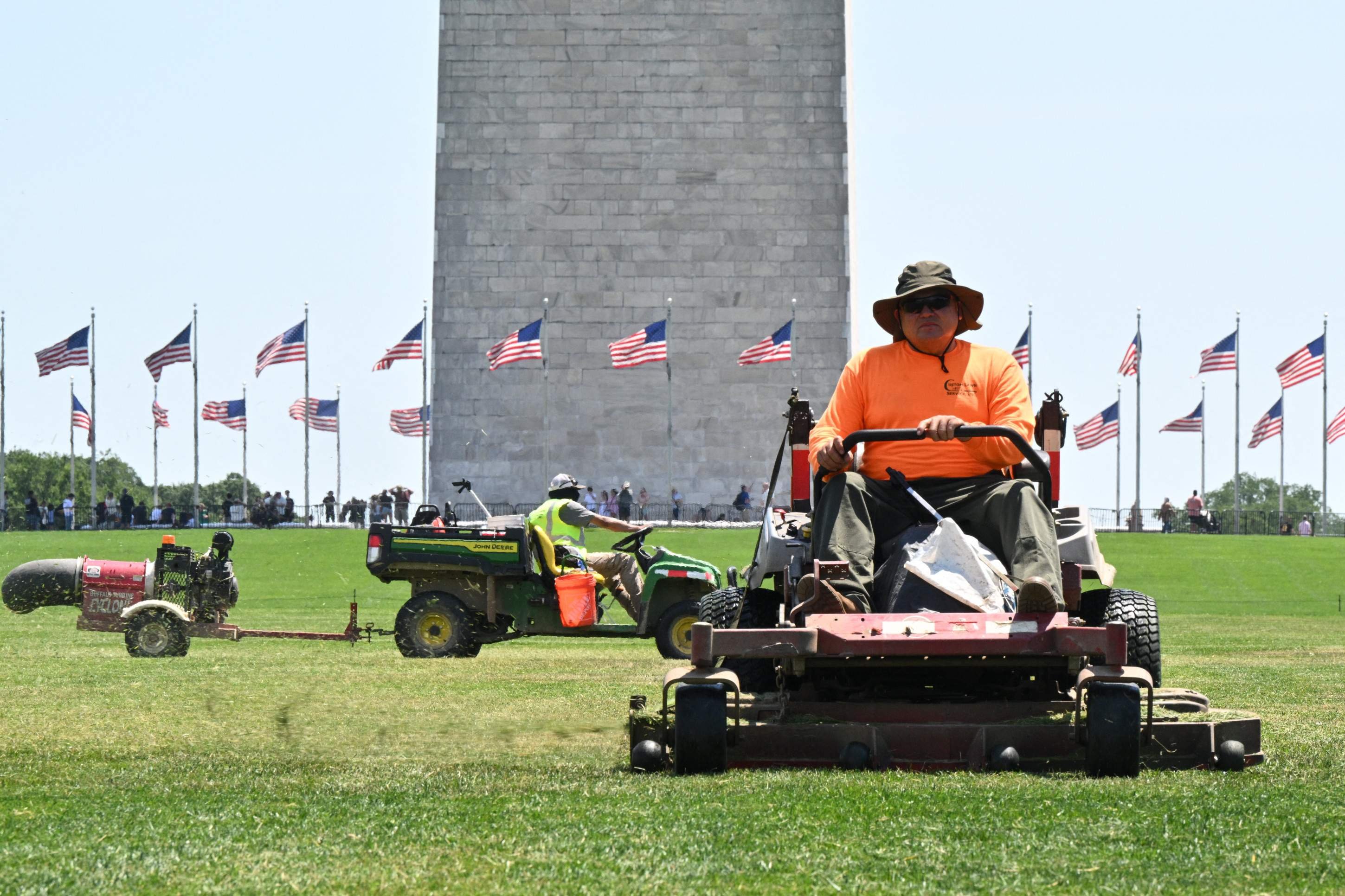 Gramado do National Mall em Washington, DC      