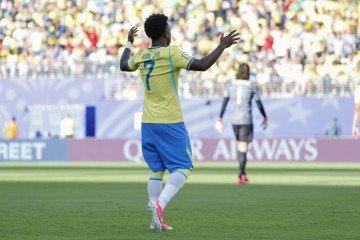 Herdeiro da camisa 7, Vinicius Junior participou de sete dos oito gols da Seleção com ele em campo pela Copa do Mundo -  (crédito: Rafael Ribeiro/CBF - Nelson Terme/CBF)