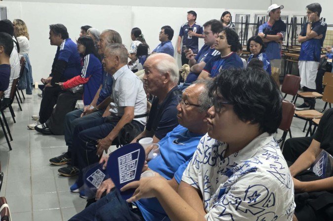 Torcida japonesa fica tensa em evento da Embaixada do Japão - (crédito: Carlos Silva) Torcida japonesa fica tensa em evento da Embaixada do Japão - (crédito: Carlos Silva)