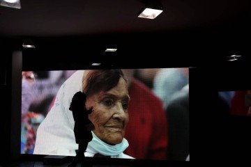 Taty morreu aos 95 anos após mais de quatro décadas como uma das vozes mais proeminentes contra os crimes da ditadura na Argentina - (crédito: Luis ROBAYO / AFP) Taty morreu aos 95 anos após mais de quatro décadas como uma das vozes mais proeminentes contra os crimes da ditadura na Argentina - (crédito: Luis ROBAYO / AFP)